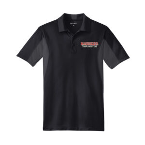 Maq Trap Sport-Tek Side Blocked Micropique Sport-Wick Polo Men-Black/Iron Grey
