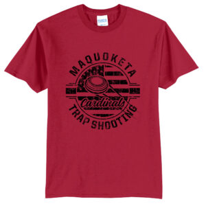 Maq Trap Unisex Short Sleeve Tee-Red