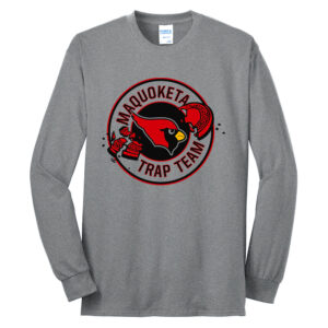 Maq Trap Unisex Cotton Long Sleeve Tee-Athletic heather