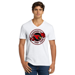 Maq Trap Gildan – Softstyle V-Neck T Men-White