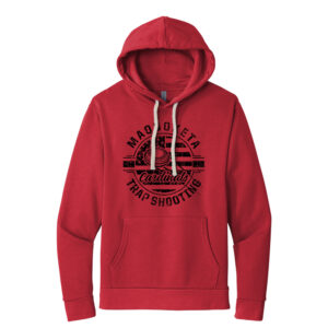 Maq Trap Next Level Unisex Santa Cruz Pullover Hoodie-Red