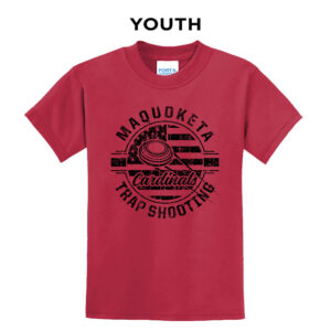 Maq Trap Youth Short Sleeve Tee-Red