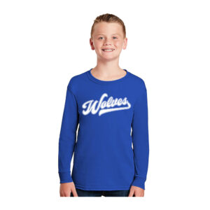 Northwest Youth Cotton Long Sleeve Tee-Royal