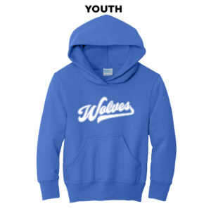 Northwest Youth Fleece Hooded Sweatshirt-Royal