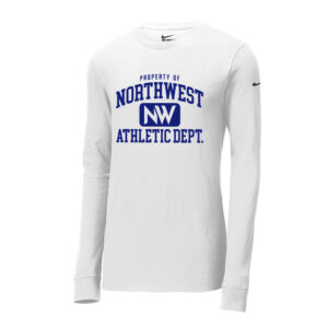 Northwest Nike Dri-FIT Cotton/Poly Long Sleeve Tee Adult-White