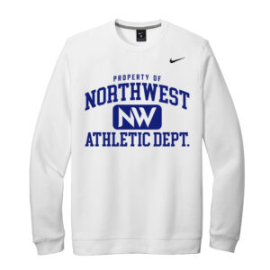 Northwest Nike Club Fleece Crew Adult-White