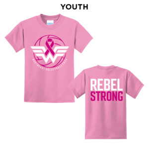 NE Pink Out Youth Short Sleeve Tee-Candy Pink
