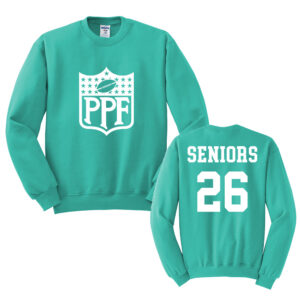 Powder Puff FB Unisex Fleece Crewneck Sweatshirt-Cool Mint