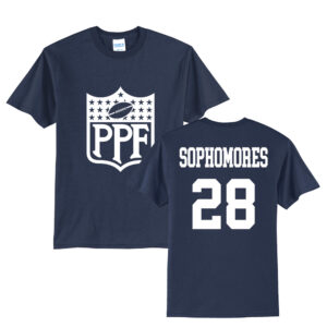 Powder Puff FB Unisex Short Sleeve Tee-Navy