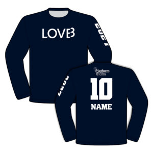 06. Platform Elite Sublimated Crew Neck Long Sleeve Tee-Navy