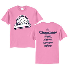 PV Slammers Short Sleeve Tee-Candy Pink