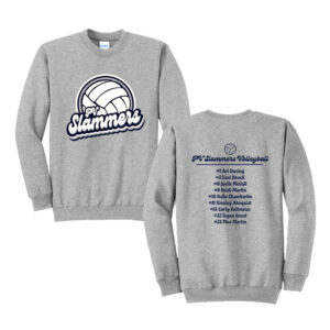 PV Slammers Unisex Fleece Crewneck Sweatshirt-Athletic Heather