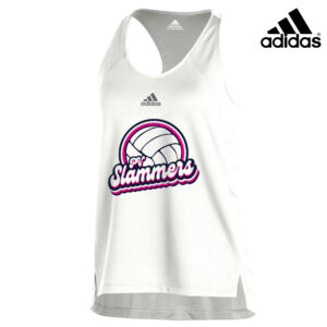 PV Slammers Adidas Women’s Sideline 21 Traning Tank – WHITE (XL ONLY)