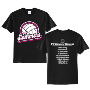 PV Slammers Unisex Short Sleeve Tee-Black