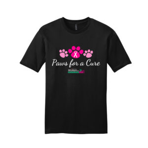 Paws For A Cure Unisex Premium Short Sleeve Tee-Black