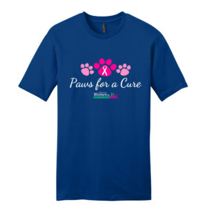Paws For A Cure Unisex Premium Short Sleeve Tee-Deep Royal