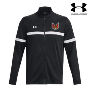 QC Heat BB Under Armour Men’s Team Knit Warm Up Full Zip-Black