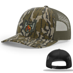 QC Heat BB Richardson Printed Trucker mesh snap back cap- Mossy Oak Country DNA Back