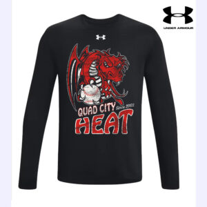 QC Heat BB Under Armour Men’s Team Tech Long Sleeve-black
