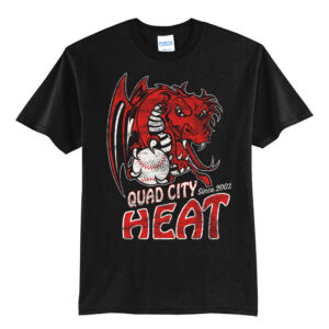 QC Heat BB Unisex Short Sleeve Tee-Black