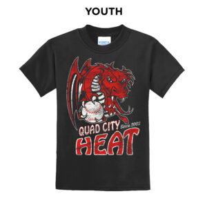 QC Heat BB Youth Short Sleeve Tee-Black