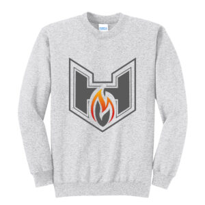 QC Heat BB Unisex Fleece Crewneck Sweatshirt-Ash