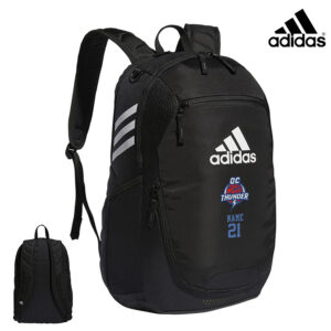 QC Thunder BB Adidas Stadium 3 Backpack- BLACK