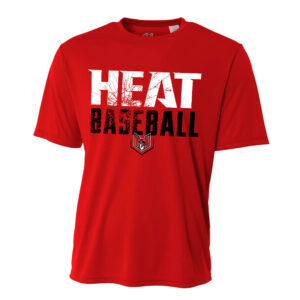 QC Heat Adult Cooling Performance Tshirt-Scarlet