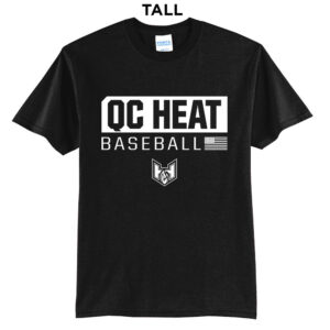 QC Heat Tall Short Sleeve Tee-Black