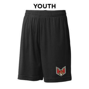 QC Heat YOUTH Sport-Tek PosiCharge Competitor Pocket Short-Black