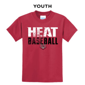 QC Heat Youth Short Sleeve Tee-Red
