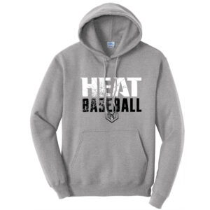 QC Heat Unisex Fleece hooded Sweatshirt-Athletic Heather