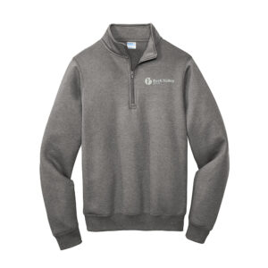 RV Health Unisex Core Fleece 1/4 Zip Pullover Sweatshirt-Graphite Heather