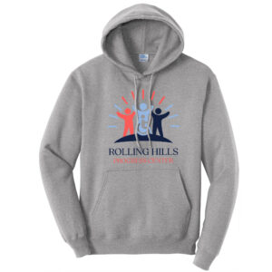 Rolling Hills Unisex Fleece Hooded Sweatshirt-Athletic Heather