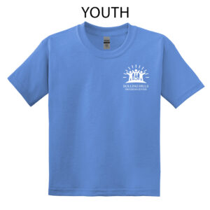 Rolling Hills Youth Short Sleeve Tee-Carolina Blue