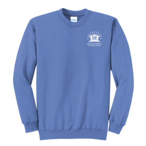 Rolling Hills Unisex Fleece Crewneck Sweatshirt-Carolina blue