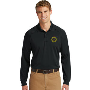 RI Arsenal CornerStone Men – Select Long Sleeve Snag-Proof Tactical Polo-Black