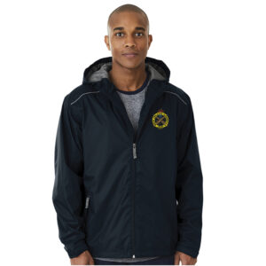 RI Arsenal Charles River NOR’EASTER Adult Watherproof jacket with hood-Black