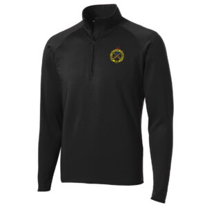 RI Arsenal Sport-Tek Sport-Wick Stretch 1/2-Zip Pullover-Charcoal