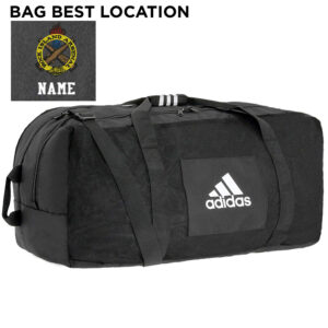 RI Arsenal Adidas Team Carry XL Duffle 35″ L X 19″ W X 17″ H-BLACK