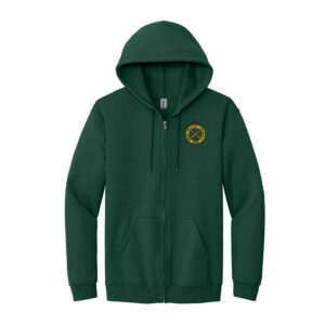 RI Arsenal Unisex Heavy Blend Full-Zip Hooded Sweatshirt -Forest/Dark Green