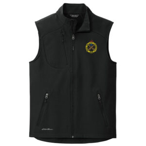 RI Arsenal Eddie Bauer Men Stretch Soft Shell Vest-Black