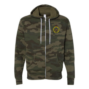 RI Arsenal Independent Trading Co.Unisez  Full-Zip Hooded Sweatshirt-Forest Camo