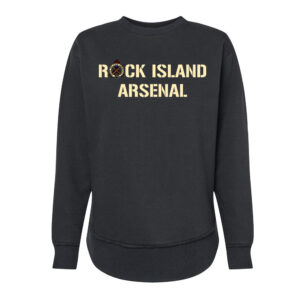 RI Arsenal LAT Women’s Weekend Fleece Crewneck Sweatshirt-Black