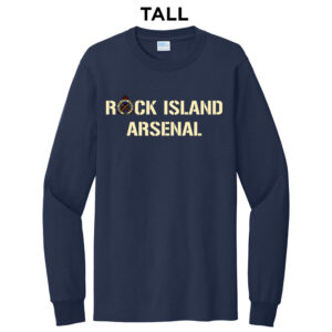 RI Arsenal Tall Long Sleeve Essential T-Shirt-Navy