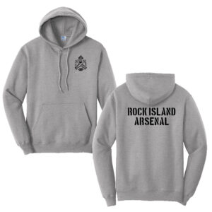 RI Arsenal Unisex Fleece Hooded Sweatshirt-Athletic Heather