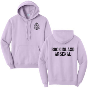 RI Arsenal Unisex Classic Core weight Cozy Pullover Hooded Sweatshirt-Lavender