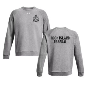 RI Arsenal Under Armour UA Rival Fleece Crewneck Sweatshirt Adult-Castlerock