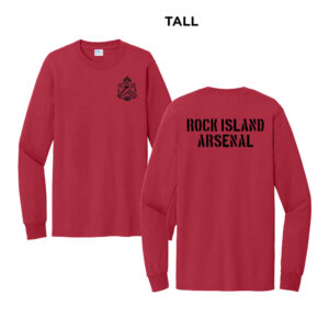 RI Arsenal Tall Cotton Long Sleeve Tee-Red
