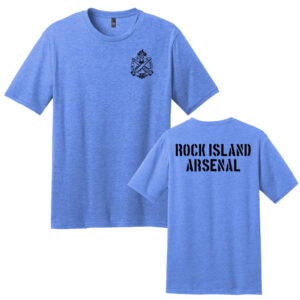 RI Arsenal Unisex Premium Short Sleeve Tee-Heather Royal